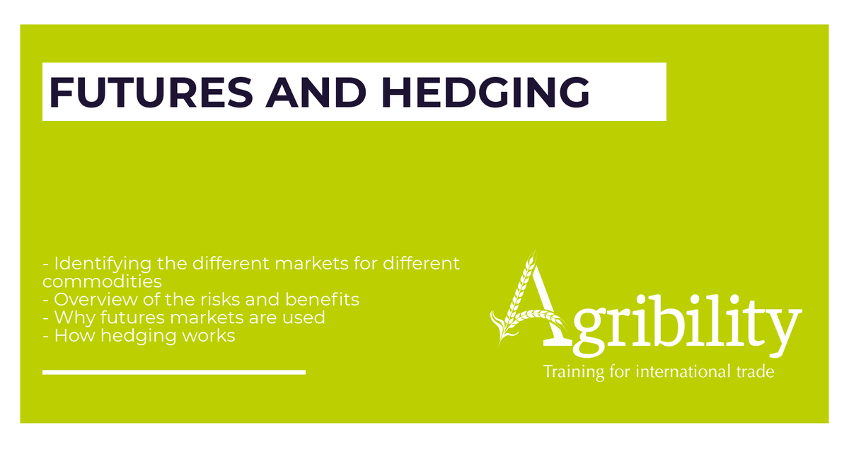 Gaftaworld's tweet photo. What is the futures market? Find out this and more with Gafta's #Agribility Futures and Hedging course https://t.co/ywY7yyRT6a https://t.co/o3CqLPONKa