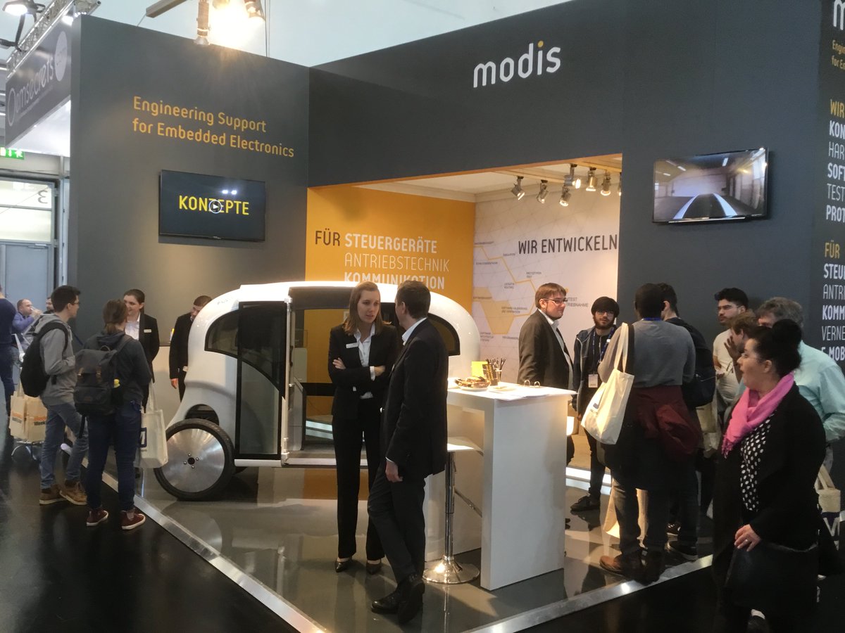 Besucht uns heute noch an unserem Stand auf der embedded world 2019 in Nürnberg. Schnappt euch einen Kaffee und erhaltet viele Infos rund um unsere Arbeit. Wir freuen uns auf euren Besuch!

Unseren Stand findet ihr hier: Halle 4A Stand 520
#ew19 #wearemodis #tastethefuture