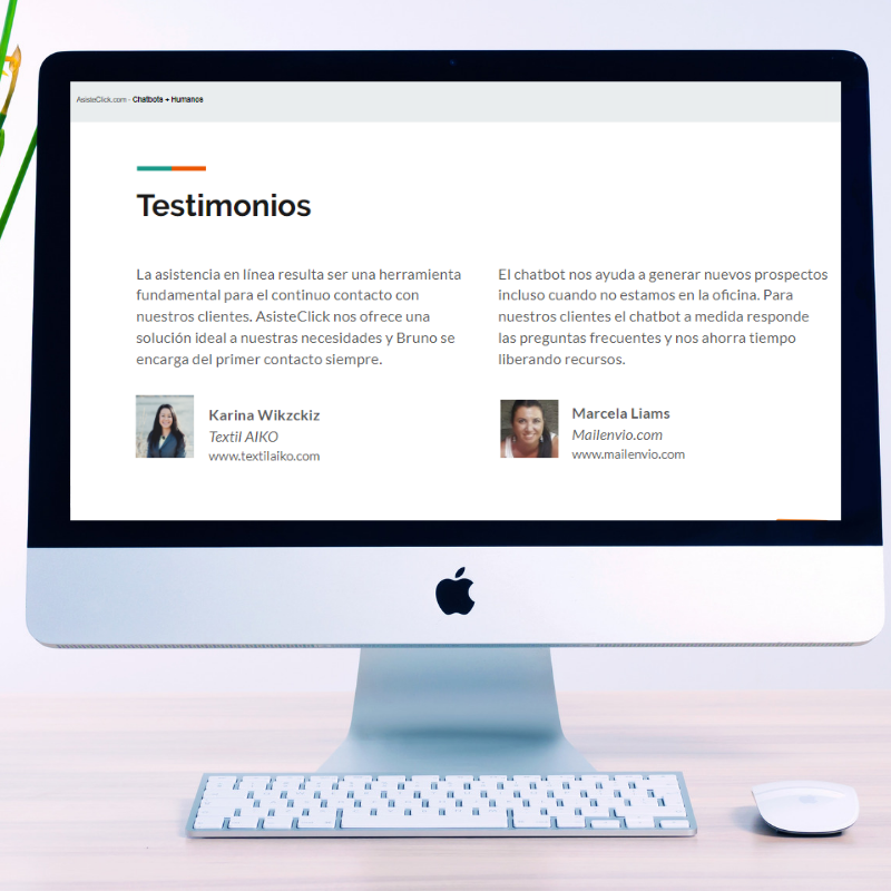 asisteclick's tweet photo. Conoce algunos testimonios de nuestros Partners AsisteClick 🗣

Así como ellos encontraron una solución ideal para simplificar el canal comunicacional con sus clientes, TÚ también puedes ser parte.

➕ información aquí ➡️https://t.co/oec46Rhw2S

#AI #Chatbots #AsisteClick https://t.co/hApTZXobT6