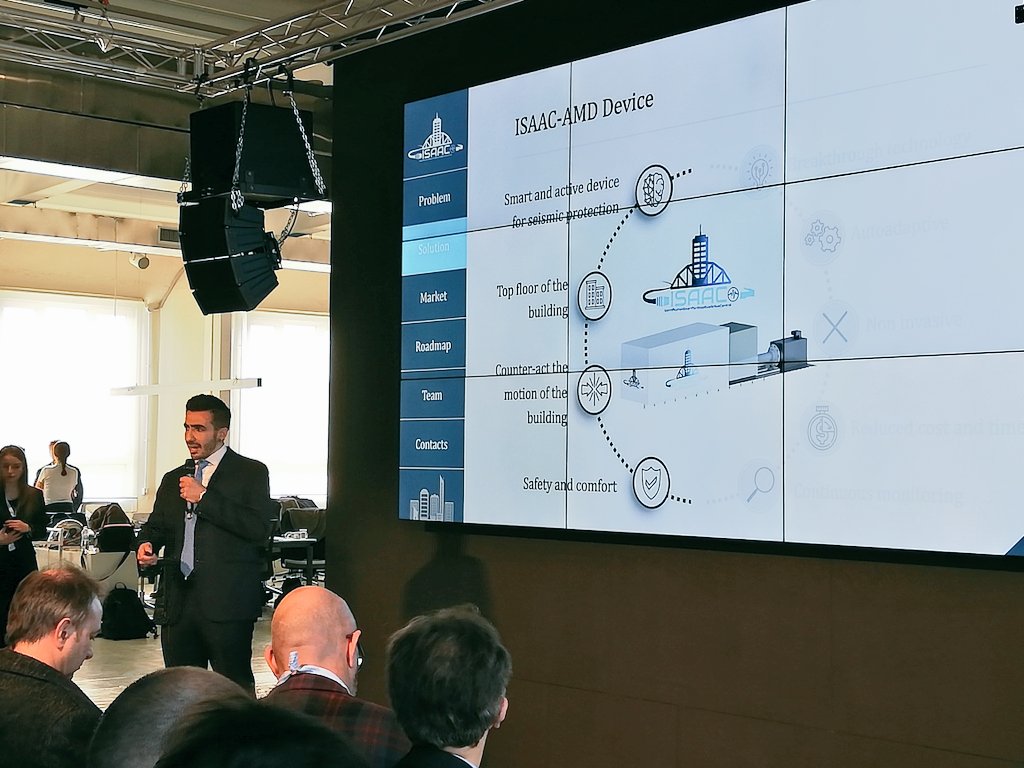 Pitch 5: @isaacsrl_italia
Alberto Bussini, COO presenta un innovativo servizio di diagnosi, monitoraggio e protezione sismica per edifici
#GSVC2019