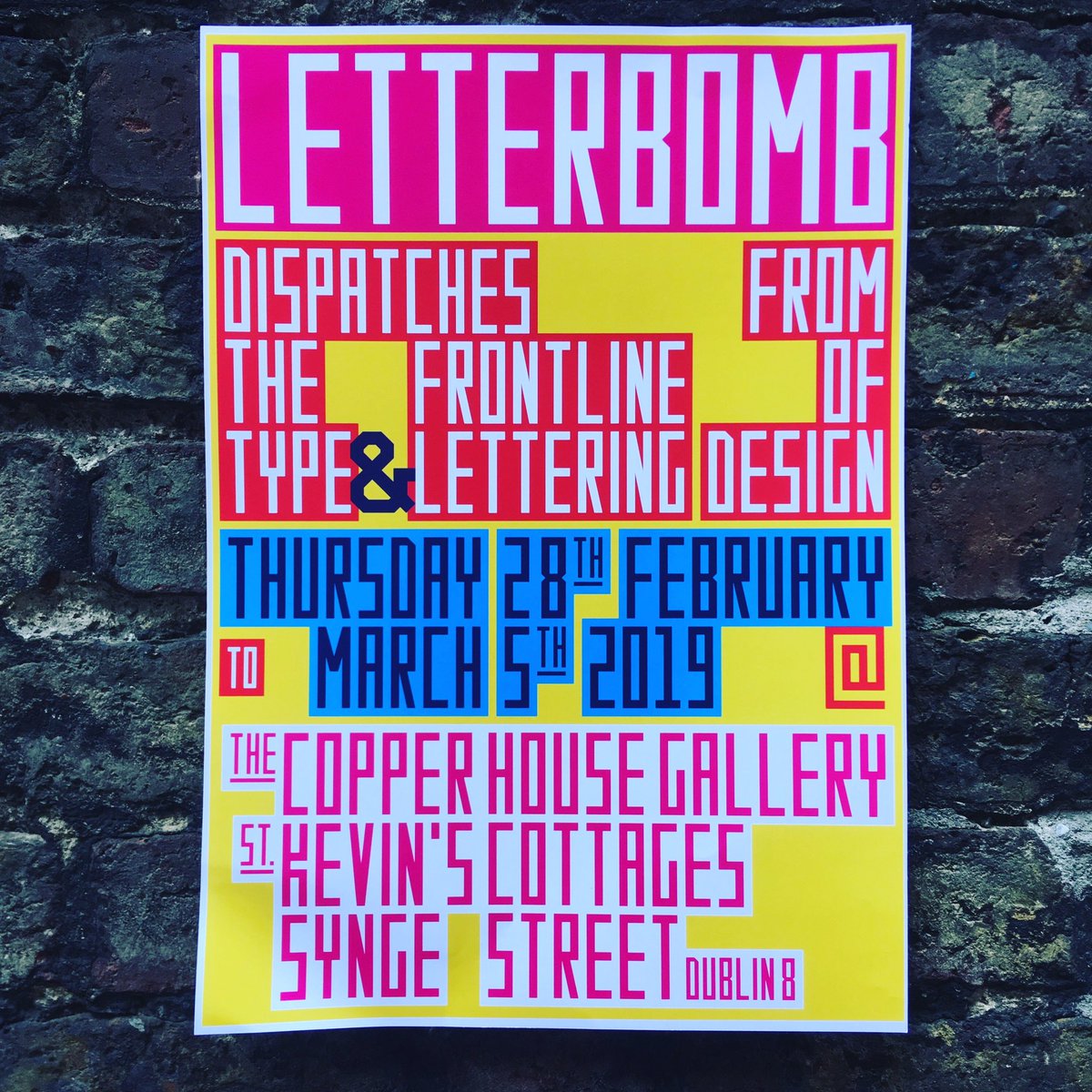 hollypereira81's tweet photo. Letterbomb opens TONIGHT @CopperHse 6-8pm. All work for sale | cash or cards accepted 😘 see u there! https://t.co/bv6TcXt01n