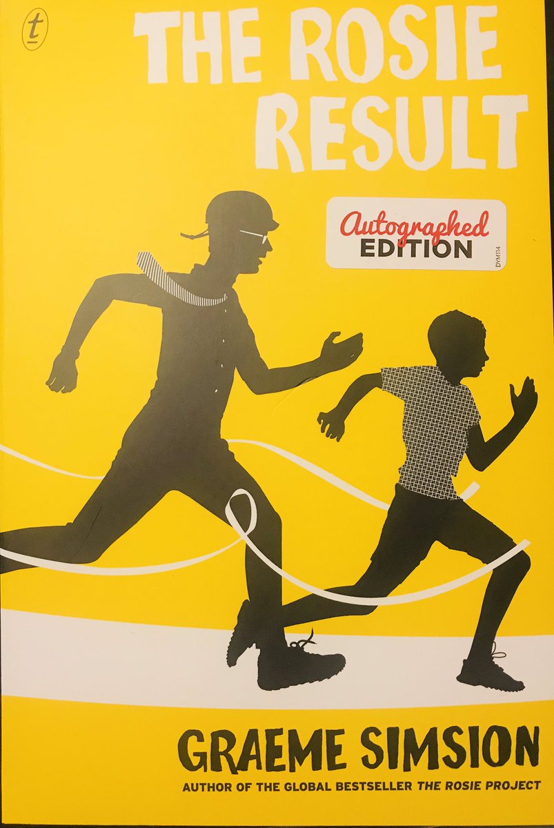 RosSayers's tweet photo. The story continues... @GraemeSimsion can’t wait to read #therosieresult . I picked up my signed copy in Camberwell today! 👏🏼👍🥳 #therosieproject 👏🏼👍 https://t.co/sxI1ntilK4
