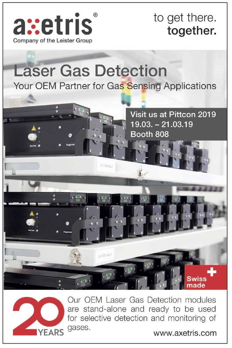 AWE International (@aweimagazine) on Twitter photo Laser Gas Detection from <a href="/axetris/">axetris ag</a> in the March issue of AWE Magazine 2019.
Your OEM Partner for Gas Sensing Applications. Visit their booth no. 808 at <a href="/Pittcon/">Pittcon Conference + Exposition</a> 2019.
bit.ly/2V5I7kk - Page 19 of our online version.
#gasdetection #pittcon2019 #environmental Laser Gas Detection from <a href="/axetris/">axetris ag</a> in the March issue of AWE Magazine 2019.
Your OEM Partner for Gas Sensing Applications. Visit their booth no. 808 at <a href="/Pittcon/">Pittcon Conference + Exposition</a> 2019.
bit.ly/2V5I7kk - Page 19 of our online version.
#gasdetection #pittcon2019 #environmental