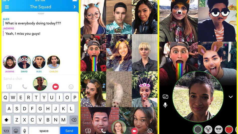 Info4BizStartup's tweet photo. Snapchat launches group video calling, @ mention tagging for snaps - #streamchanneluk LINK = https://t.co/iZv26rarqE https://t.co/71fvEuHGyL
