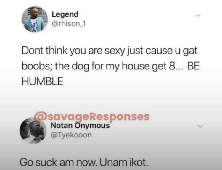 paul_saxxy's tweet image. The kind of response people throw to questions or status is driving me on🤣🤣🤣🤣😁😁 #savagereplies #savageresponse #killingit #wediehere #BREAKING