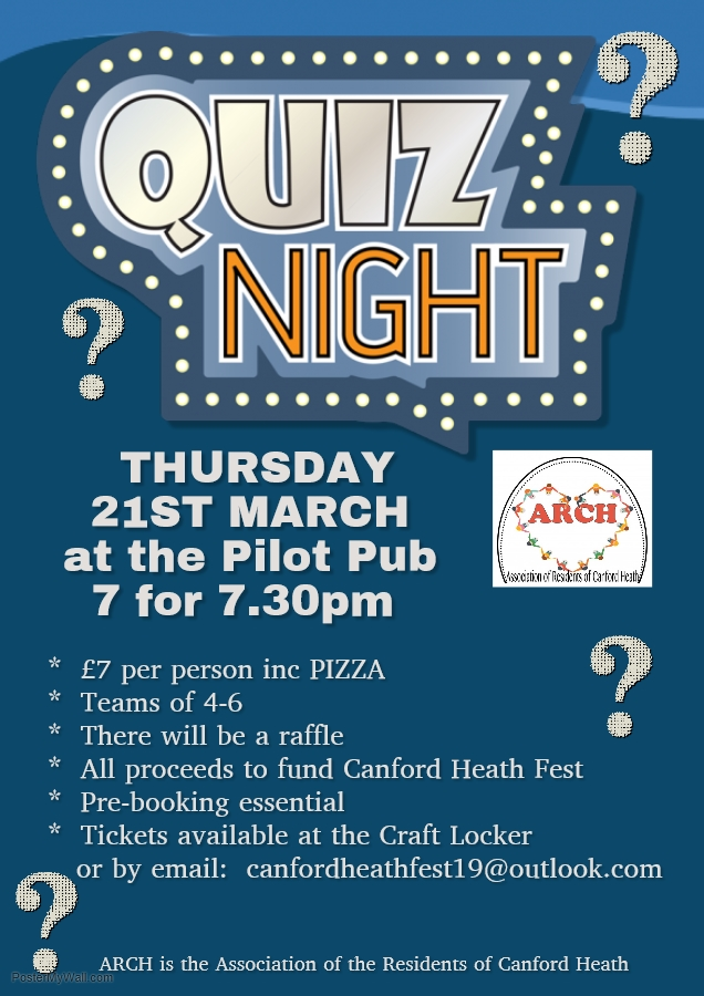 Quiz night looks a lot of fun <a href="/ARCanfordHeath/">Association Of Residents Of Canford Heath</a> #quiz