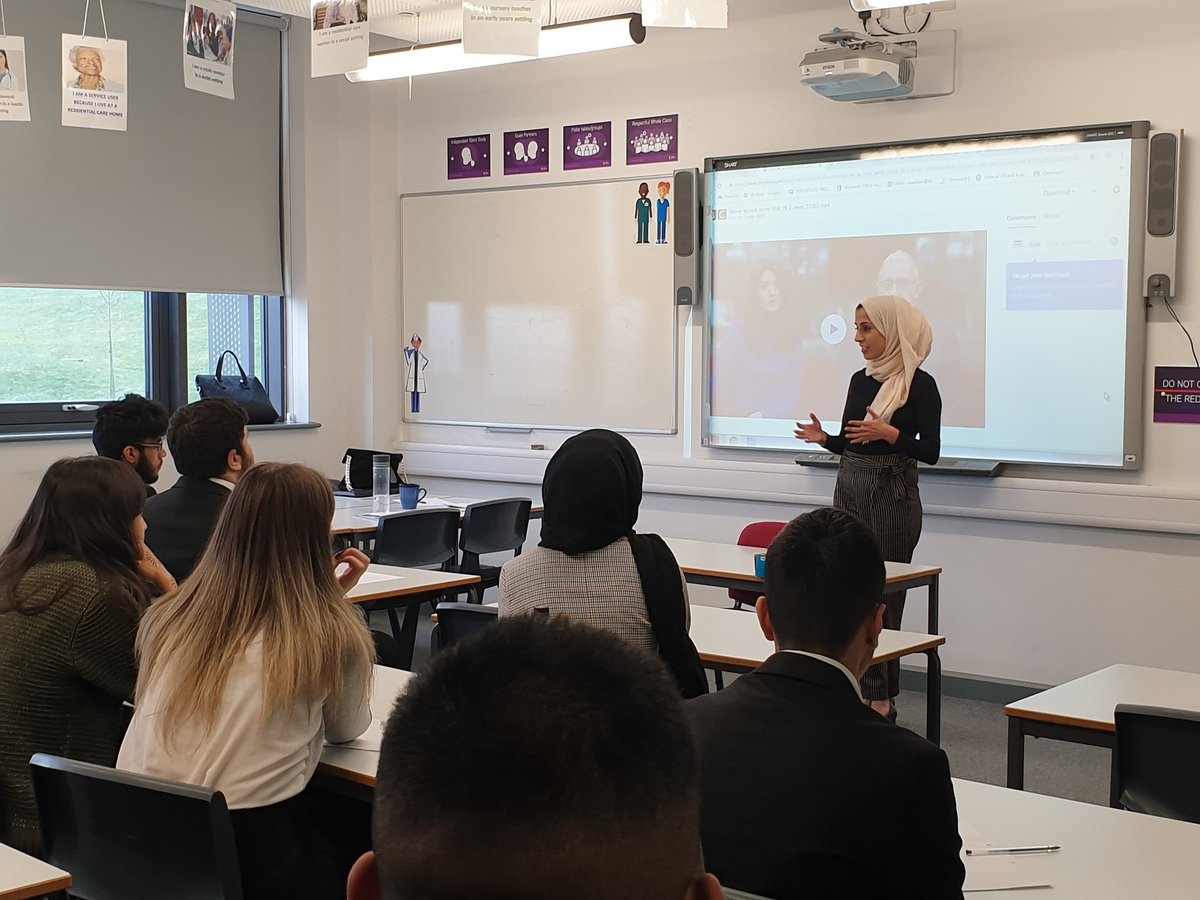 Thank you to Dixons Allerton Academy for inviting me to speak to their students today about my journey into the BBC. 

From BD5 to BBC, that's me! 😄

Looking forward to welcoming you all tmrw at BBC Yorkshire 🙌🏽