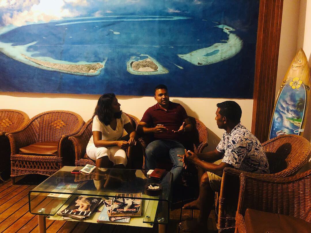 imtmonline's tweet photo. #TeamIMTM and Aviation Services Pvt. Ltd., the GSA for Indigo Airlines (Maldives) visited #Rasdhoo Island and met with the Guesthouse Operators. Discussions were carried to explore ways to promote the properties further through #IMTM2019. Thank you Rasdhoo! https://t.co/KOle5Vk734