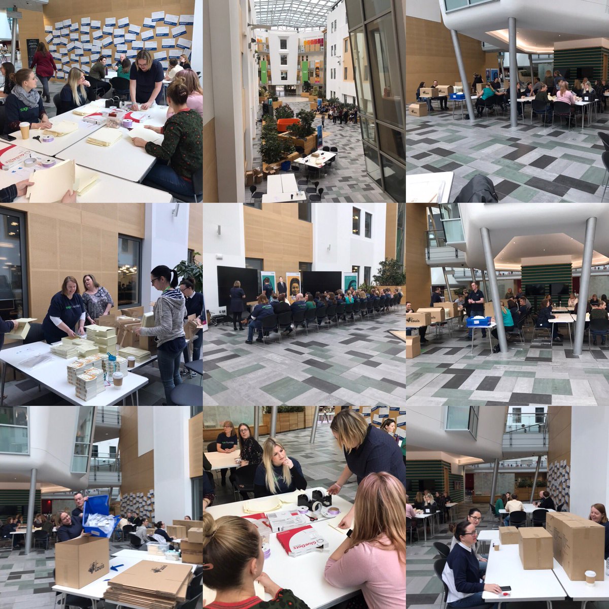 Lynsjohnson's tweet photo. Everyone working hard thanks everyone you are all amazing @sagefoundation @_4Louis #lifeatsage @chrisgallonsage @sagefoundation @emcdirect https://t.co/pXesOxqiuy