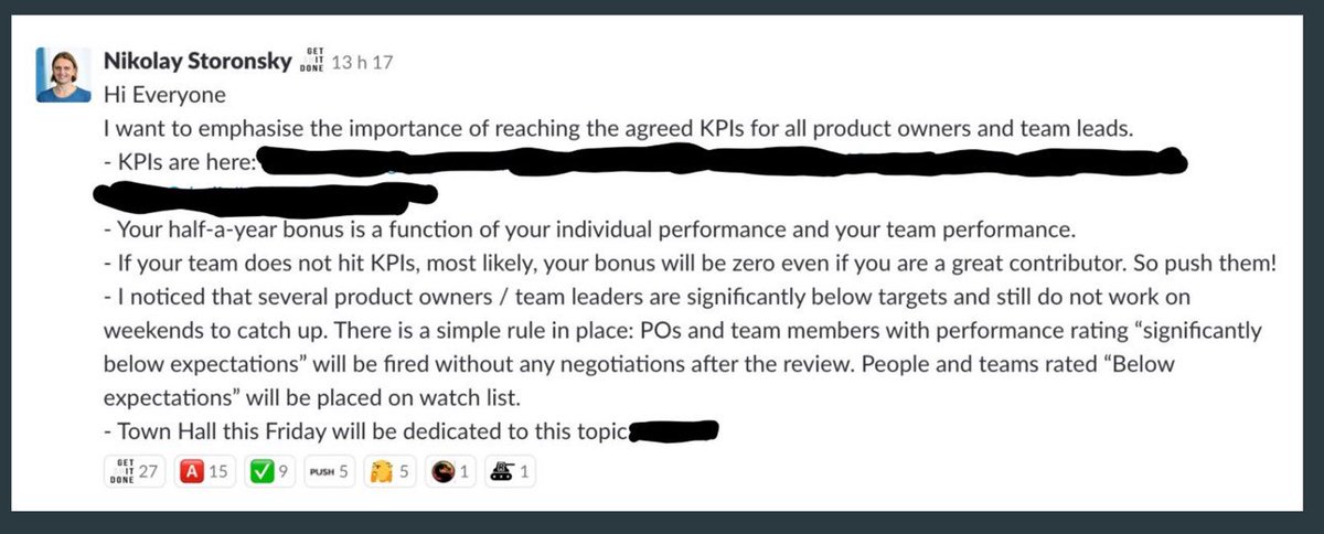 phillipcaudell's tweet image. The CEO of @RevolutApp on Slack: “Why aren’t you working on weekends?” 

🚮