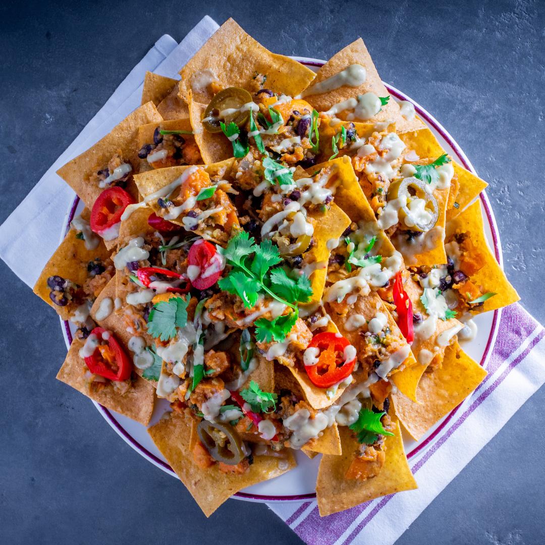 Calling all our vegan friends - these Vegan Nachos are epic!