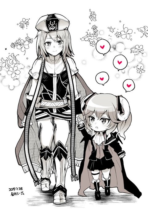 ちびラピスの好感度イベントめっちゃかわいかった
ちびの身長というか大きさってどれくらいなんだろう
#アイギスお絵かき 