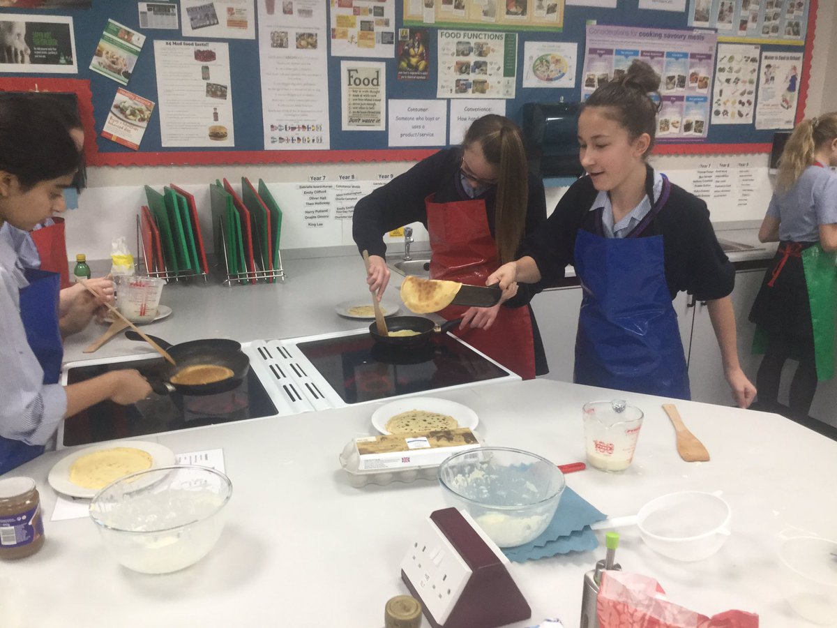 AshfordFood's tweet photo. Pancake day is approaching!
Our year 8’s are very excited and are practicing their skills in preparation! #flippingskills https://t.co/eQzEi60LSD