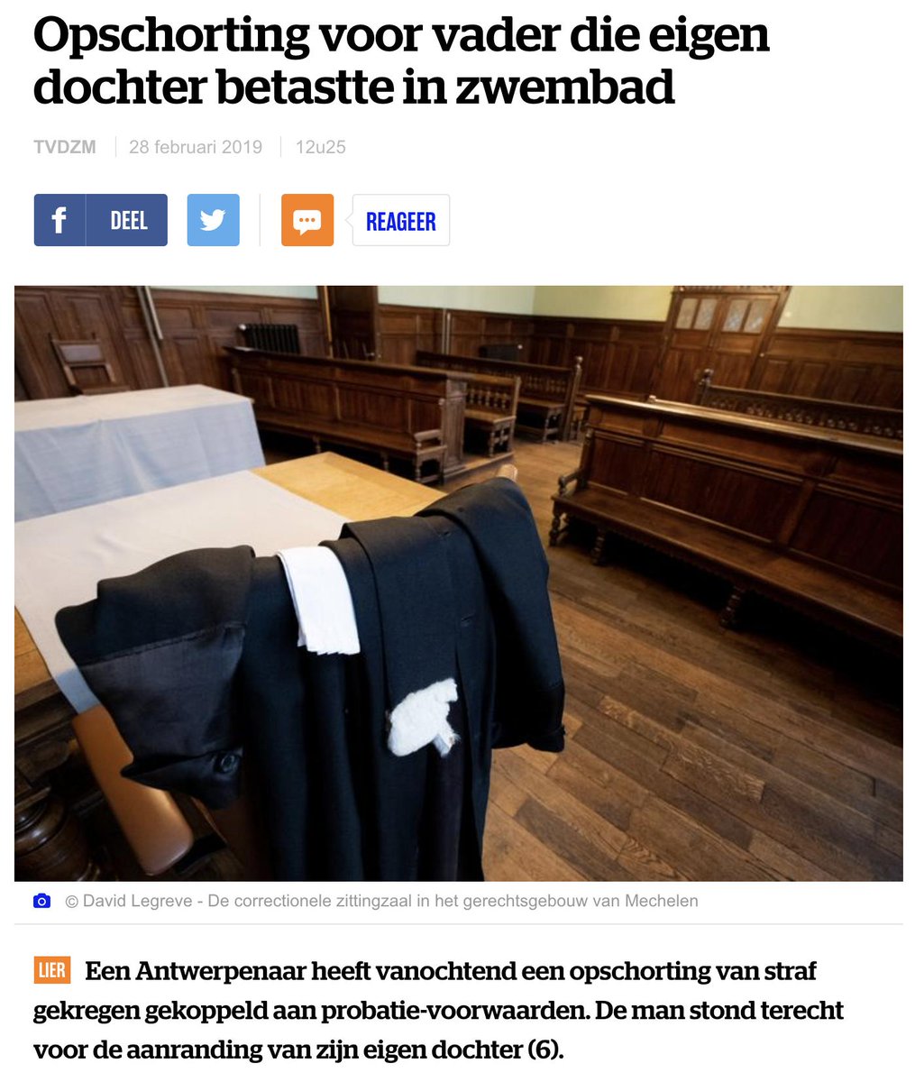 ArmandVervaeck's tweet photo. Ik begrijp zoiets niet en U? Volgens zijn raadsvrouw Evelien Jacobs ging het om een normale vader-dochter relatie. AV: Het meisje moest oa "lik-zoentjes" aan de vader geven. Wel schuldig maar geen effectieve straf! #Straf #straffer #Strafst - https://t.co/ajYcEBxVP3 https://t.co/kR7UdIRapV