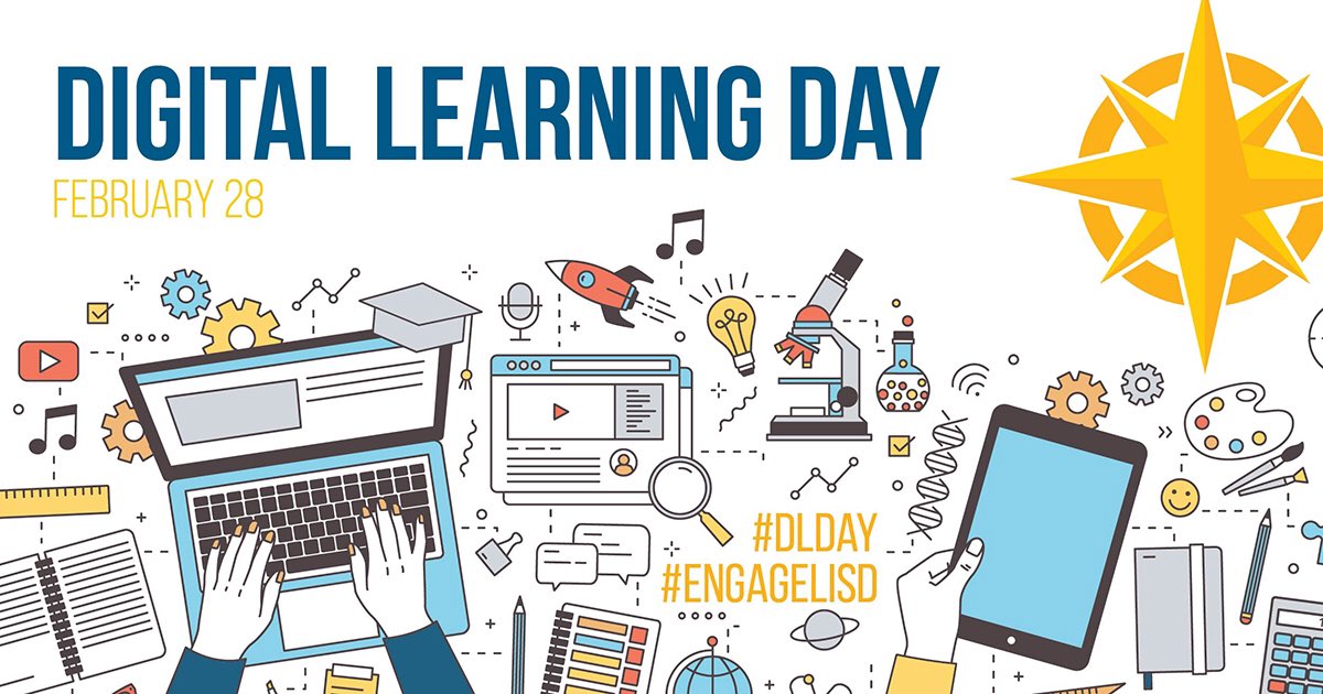It’s finally here... Digital Learning Day! Ts and Ps don’t forget to share the great LISD Digital Learning taking place on your campuses today. Use #DLDAY and #ENGAGELISD on all your posts and let’s share the amazing learning of our LISD students!