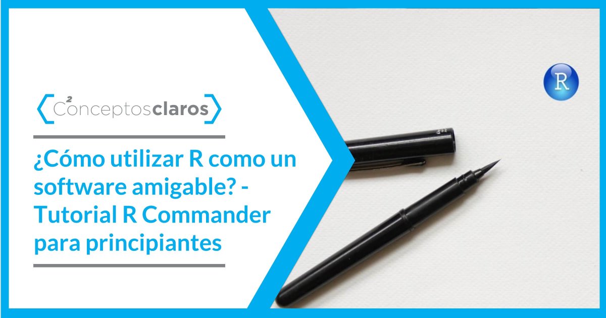 conceptosclaros's tweet photo. Te presento R Commander para utilizar R a toda máquina sin necesidad de preocuparte por los comandos y la programación.

En este post te voy a mostrar cómo instalar R Commander y un repaso de las posibilidades de la interfaz de usuario.

https://t.co/56GS7y9e2r
#RCommander https://t.co/u4IrPXcKTV