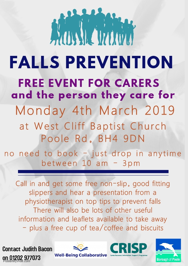 Did you know that three of four people aged 65+ wear slippers that are too small? Often a combination of foot problems, combined with inappropriate footwear and 'sloppy slippers' increases the risk of falling.  Come along to this event on Monday