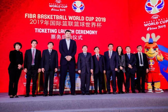 AipsAsia's tweet photo. Tickets for the FIBA Basketball World Cup 2019 went on sale on Thursday with the launch of the Team Pass.
China 2019 Global Ambassador Yao Ming received the first World Cup ticket during a Ticketing Launch Ceremony held at the Beijing Olympic Tower. #chinawindow https://t.co/DdngZCblOc