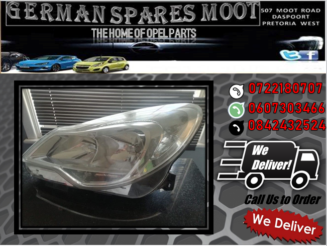 GermanMoot's tweet image. OPEL HEADLIGHTS FOR SALE.
we buy accident damaged vehicles and also sell new and second hand parts.Please feel free visit our webpage for stock availability on new and used parts.We have body parts, Engines, Gearboxes Suspension parts&amp;amp;MORE.0607303466,0722180707,0842432524