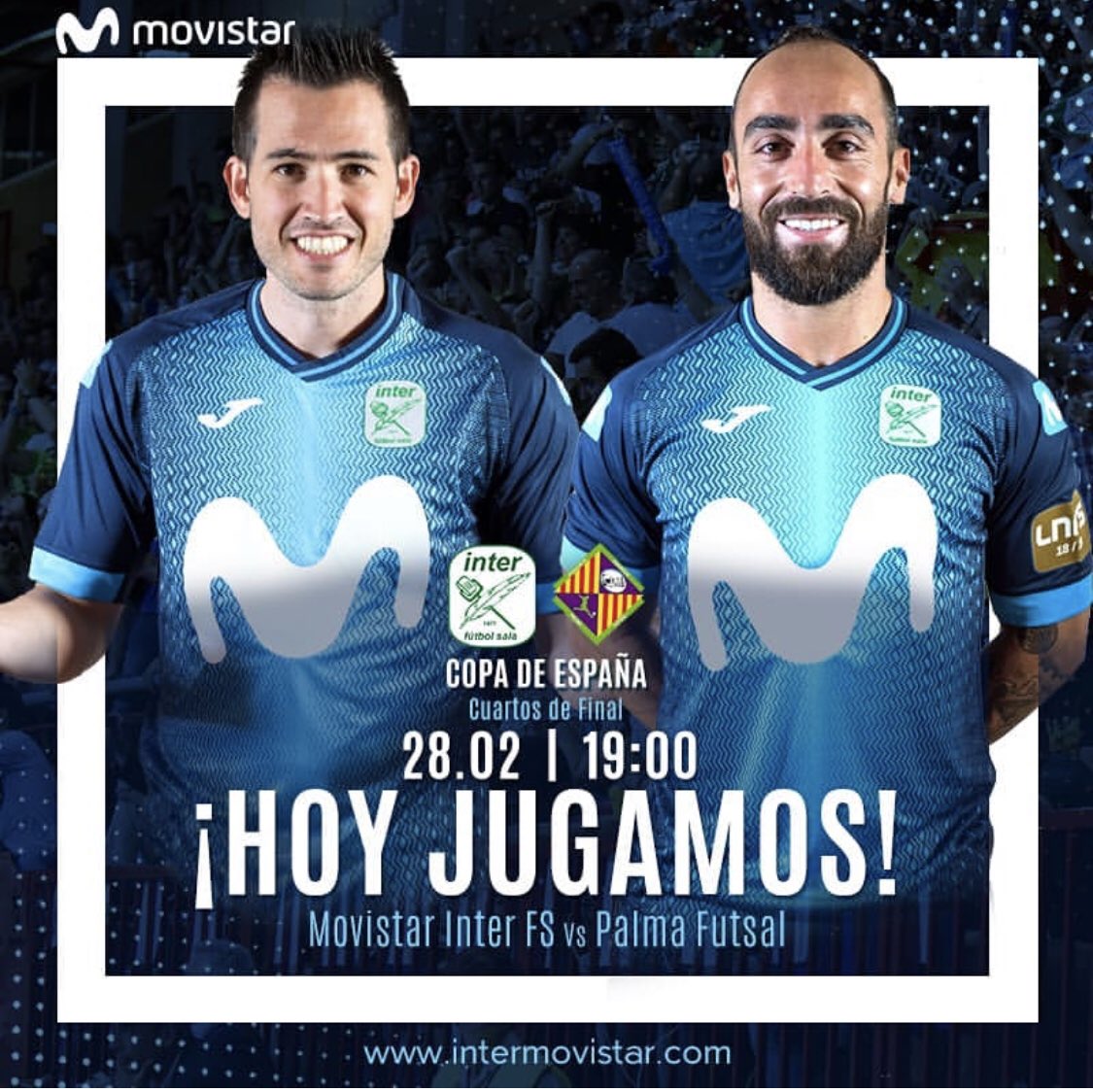rafaelratofutsa's tweet photo. 🚨 Dia de Partido 🚨
@intermovistar X @palma_futsaloficial ⏰:19h ( hora 🇪🇸 ) 15h ( hora 🇧🇷 )
📍 Pabellon Fuente de San Luis
📺: @teledeporte
#CopaLNFS
#deusébomotempotodo
#tudotemseutempo
#nadaéporacaso
#alegriasempree
#R14R #RafaelRato
#jomasport https://t.co/QJ6FUaXevJ