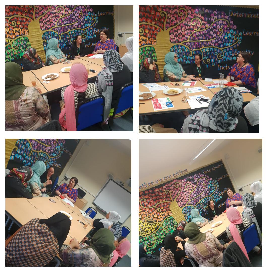 Online safety tips for parents <a href="/BroadfieldSchoo/">Broadfield Primary</a> CHAI by staff. A fab morning where parents learnt how to keep their children safe on the net. They learnt about #ParentalControls, safe gaming, privacy, safe apps #strangerdanger #InternetSafety #saferinternetday2019 @KirenMasood