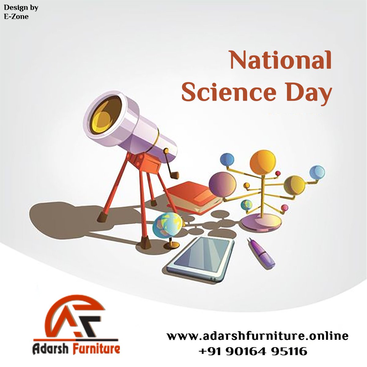 adarshfurn's tweet photo. National Science Day is celebrated in India on 28 February 2019
#scienceday #Nationalday2019 #celebrate 
#adarshFurniture #Homedecor
https://t.co/nGPvFzKMR2 https://t.co/2mclRrhlPD