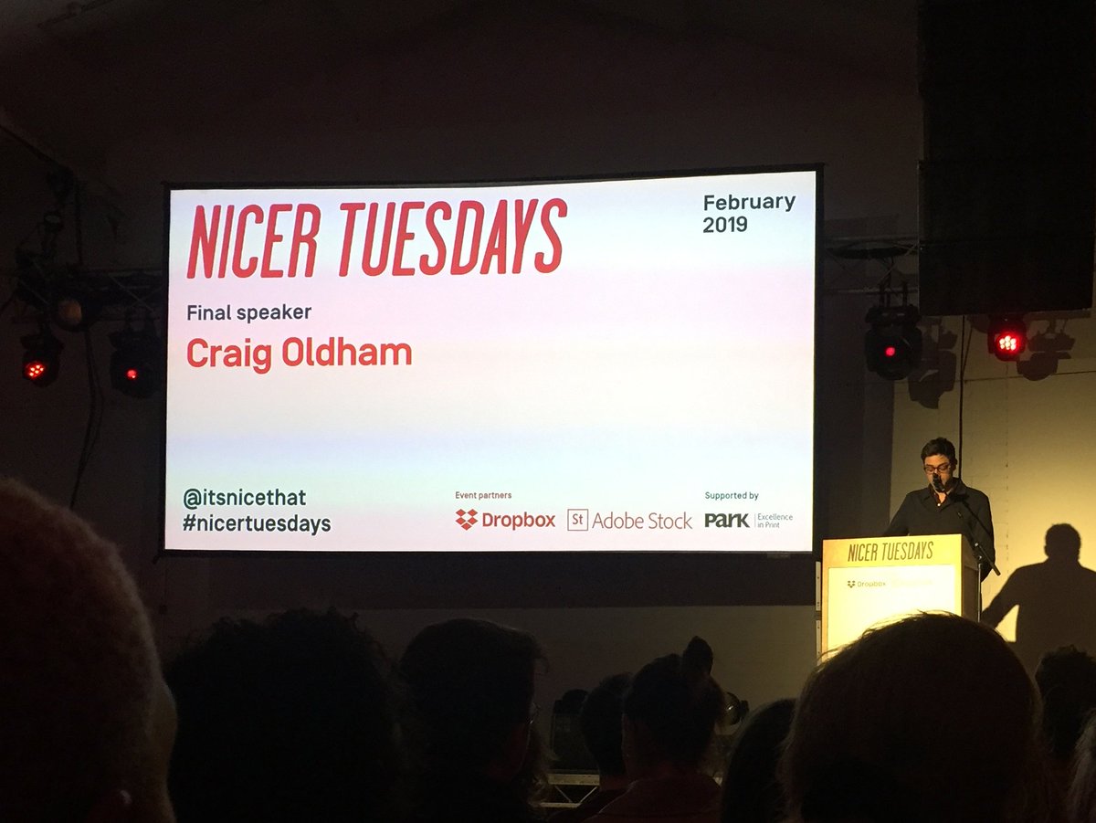 Fantastic to see so much talent at this month’s #nicertuesdays – expressive and beautiful filmmaking by @rheadillon, hilariously grotesque comics by <a href="/AlexJenkinsArt/">Alex Gamsu Jenkins</a>, incredible stop frame animation by <a href="/AnnaMantzaris/">Anna Mantzaris</a> and bubblegum scented books by <a href="/OfficeOfCraig/">Craig Oldham</a>