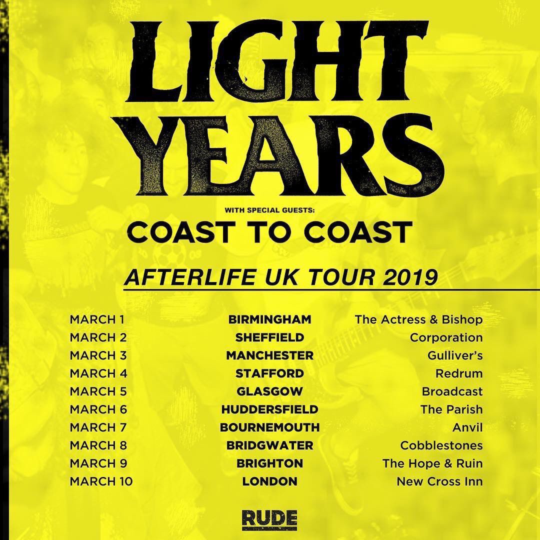 This tour starts tomorrow with a home town show in Birmingham. 

First brum show of the year!