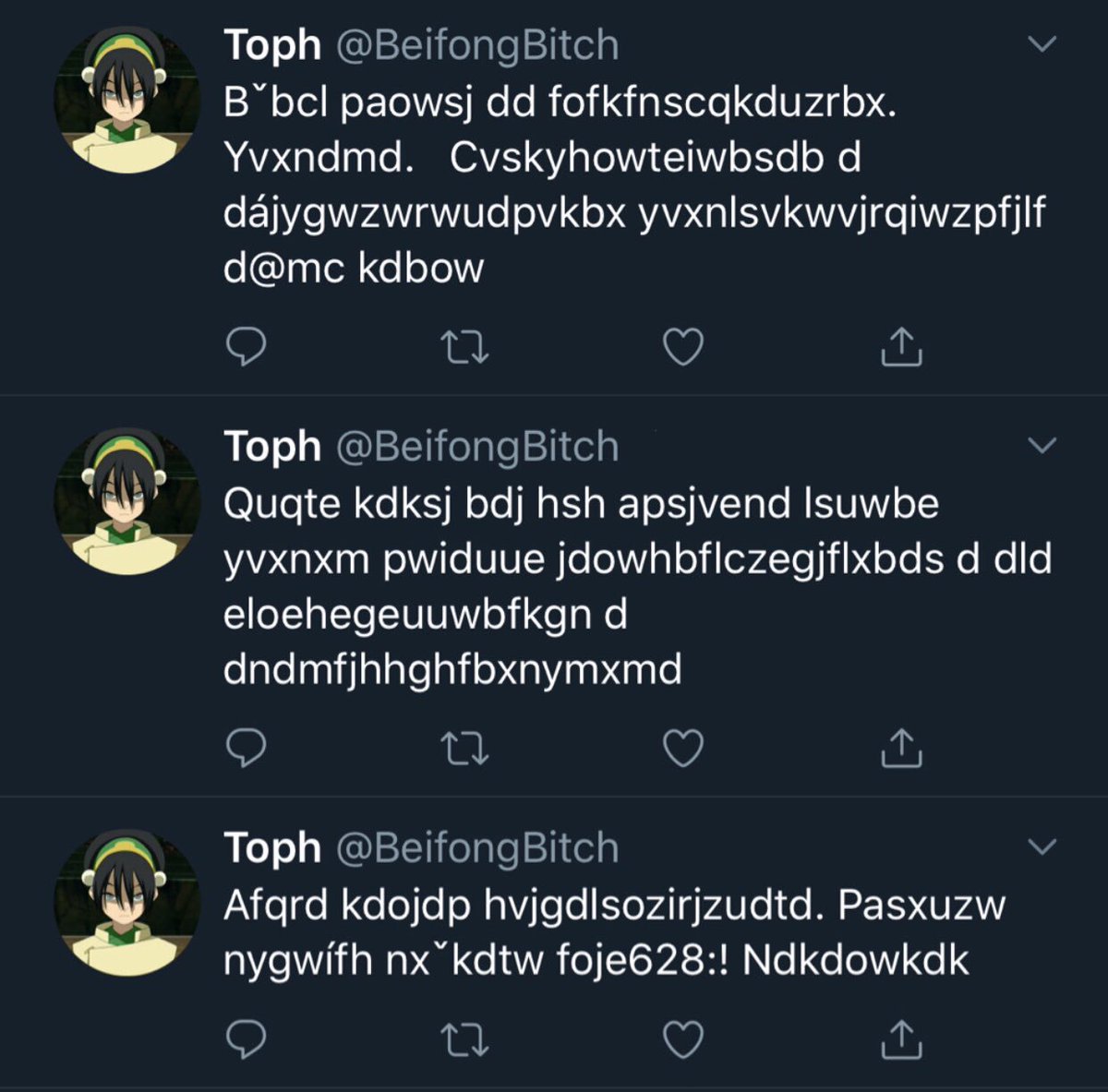 If Toph had twitter account