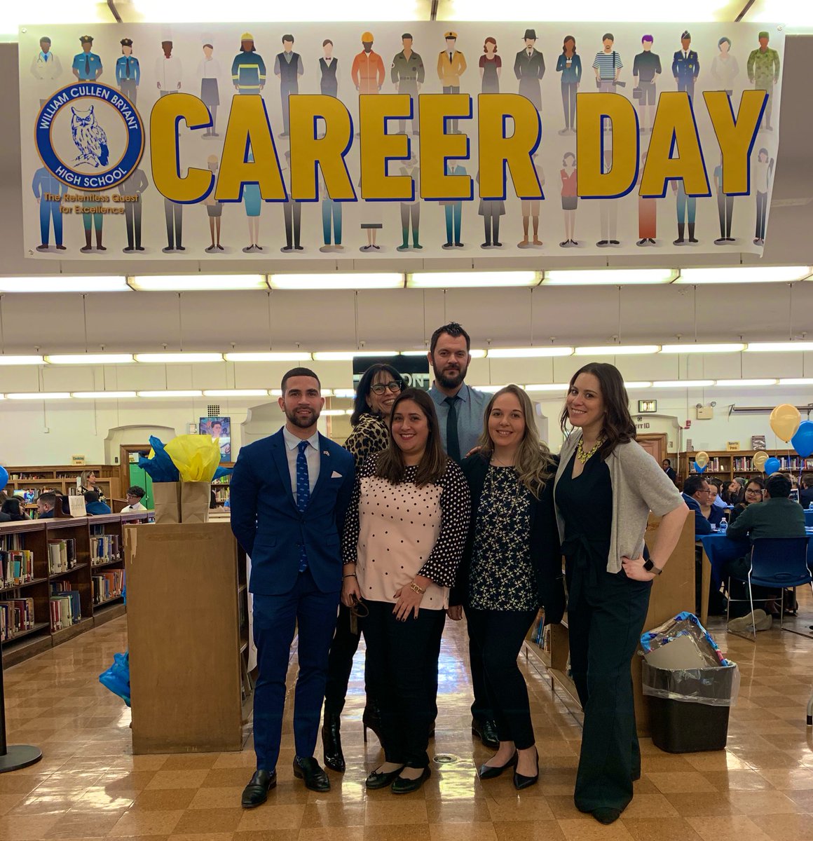 WCBMathScience's tweet photo. Our 2nd annual Career Day at @WCBryantHSLIC was a great success! Thank you to all the professionals that shared information  paving the way for our interested students! #futurechampions @NDwarka1 @bryant_wc @wc_bryant @WBryantarts @WCBryantBus_Tec @WCBRYANTFRESHM1 https://t.co/LCtQTR5IIR