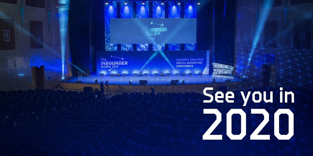 theinbounder's tweet photo. An update on the next edition of #theinbounder! The Inbounder Global Conference is held every two years, and we’re hard at work planning for 2020 and finalizing the dates. We’ll be sharing those with you soon! https://t.co/5Em10WMp0w