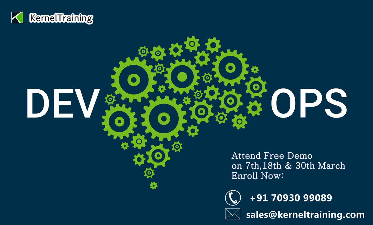 KernelSphere's tweet image. Excellent Growth Opportunity For Learners.
Learning DevOps offers various growth prospects to the candidates.
Enroll Now: goo.gl/dPDtKN