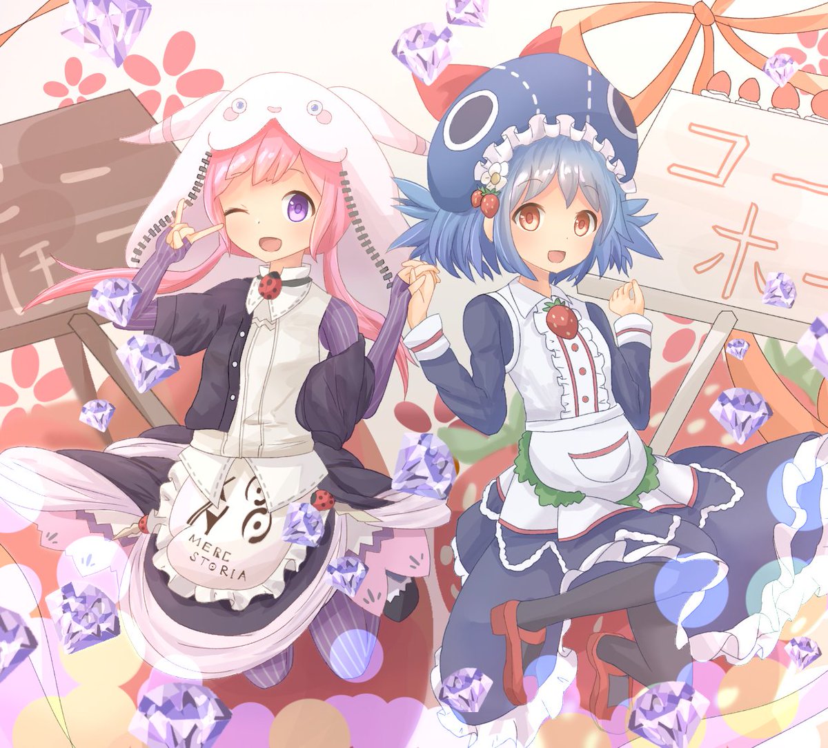 まじゅ ティティ チャチャ メルストお絵かき