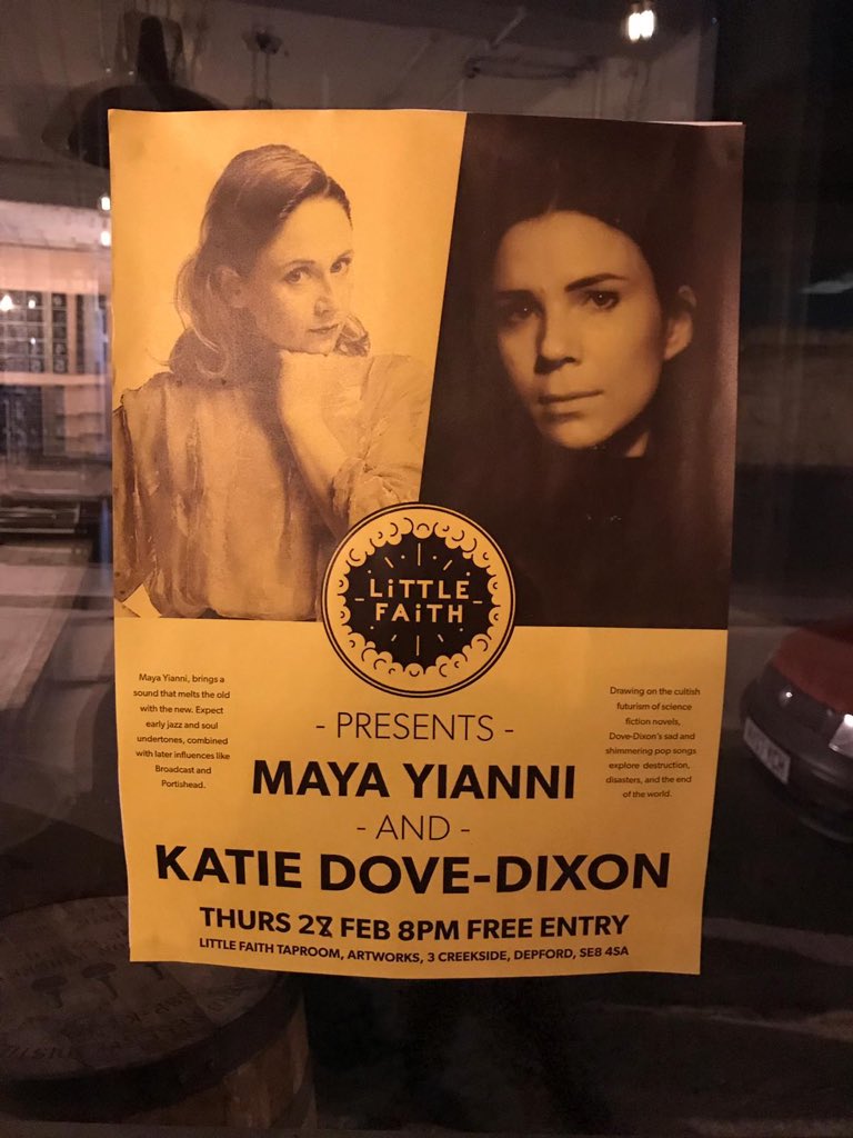 Had a lovely time at Live from Salon Noir last night. Doing it all again tomorrow at <a href="/littlefaithbeer/">Little Faith Beer</a> ✨✨