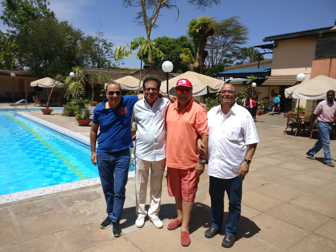 Happy birthday to dear friend n Ex India cricketer  Karsan Ghavri - with friends in Nairobi gym. 