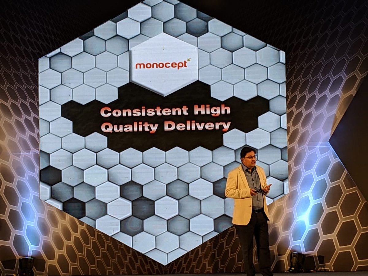 Monocept's tweet photo. Highlights from Day 1 at @IDCInd #ciosummit2019.Thank You everyone, for sharing your valuable insights. @IDGWorld @CIOin @CIOonline #SolvingX #DigitalTransformation with @ragpras1 @roop_monocept @GangadharBH and @IamManavG https://t.co/EtQssQ9OSq