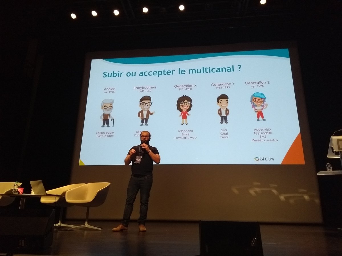 ISI_COM's tweet photo. Comment faire de chacun de ses clients un VIP ? Réponse lors de la conférence ISI-COM du Salon Relation Clients Ouest 2019 à Nantes #SCRO19 par Quentin Villette . Retrouvez-nous encore cet après-midi stand S18 ! https://t.co/CKTxoU9jkh