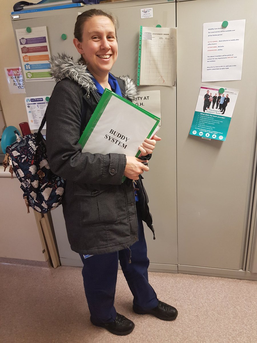 Here's Jenny, one of our band 3 assistants; a role for our band 3s is to complete environmental visits for equipment provision, they will visit the patients property and measure the environment for the therapists. #assistantmonth