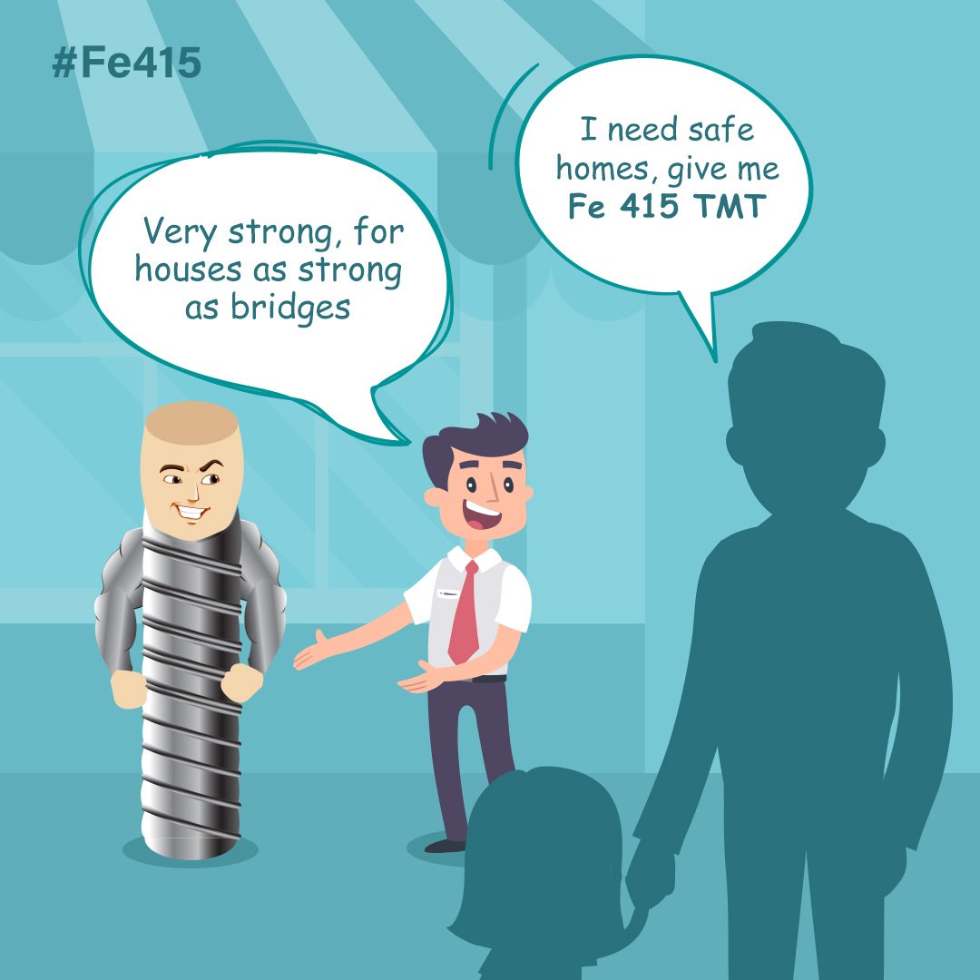 fe415steel's tweet photo. Knowing Right helps to protect yourself from marketing pitches
For every construction there is a right grade of TMT bar.
So choose right
#tmtbar #reinforcementbar #construction #commonman #homes #rightsteel #fe415 https://t.co/Tnt4J3IOsT