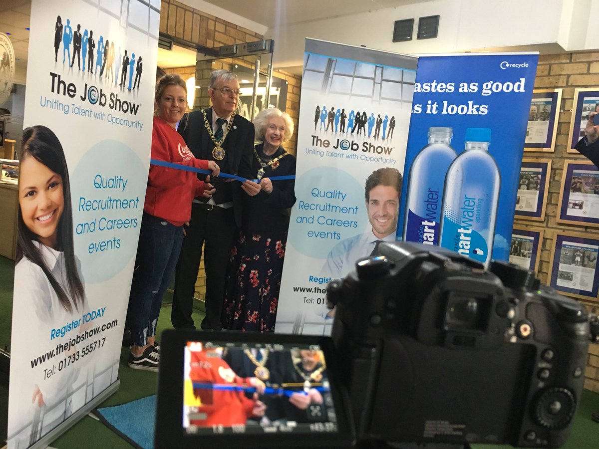 StickAroundProd's tweet photo. Filming all the excitement happening at @theposhofficial for the @thejobshows until 3pm today. https://t.co/OhjUFbIJli