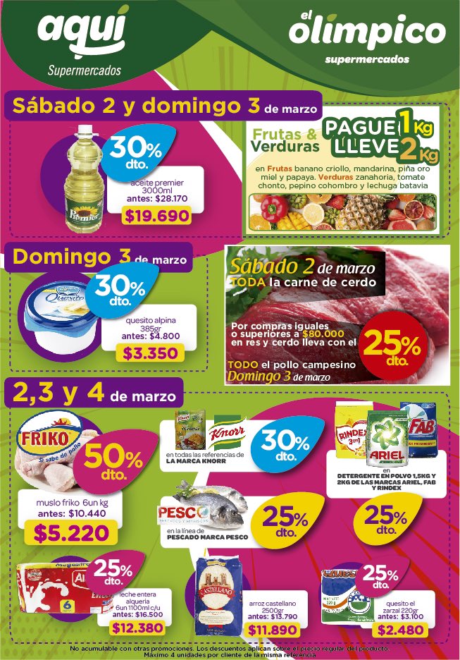 Aquisuper's tweet photo. ¡Ofertas increíbles de inauguración! Corre y aprovecha nuestros descuentos. https://t.co/KhHog2YXzw