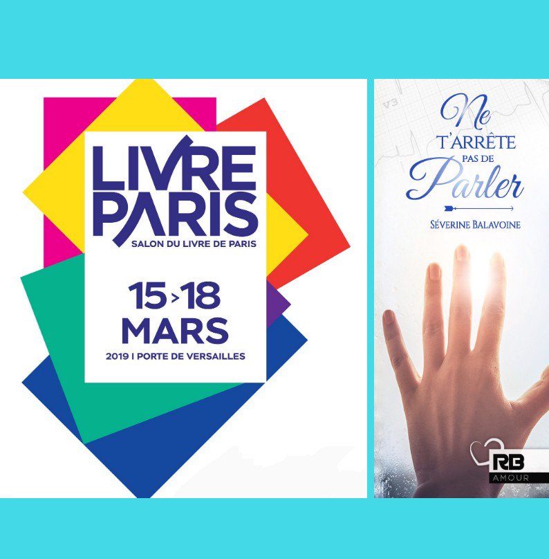 La nouvelle du jour ! Je serai présente à @Salondulivre le samedi 16 mars de 16h30 à 17h30 pour dédicacer 'Ne t'arrête pas de parler'. Et si vous le souhaitez on pourra papoter de 'Quelques secondes... et une chaise' ❤️❤️❤️
#livreParis #sdldeparis #salondulivre