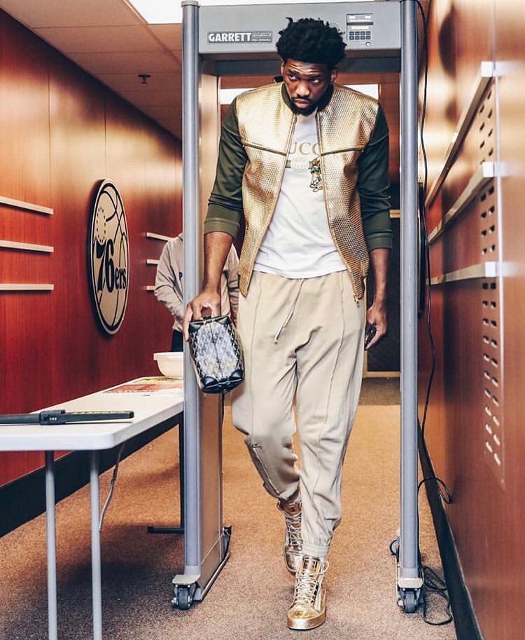 #JoelEmbiid #AndrewJangNewYork #AdriaenBlack #AndrewJang #AndrewJangLosAngeles #NBA #NBAAllStar #Basketball #HighFashion #Outerwear