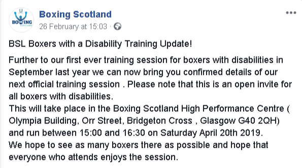 👍Please can you RETWEET this 🥊We need more AWARENESS 👍Promoting Equality and Inclusion. We need Boxing clubs to help spread the word. Anyone with any type of disability will benefit from extra help, coaching and tuition. PLEASE join in #ThursdayMotivation #boxing #Equality