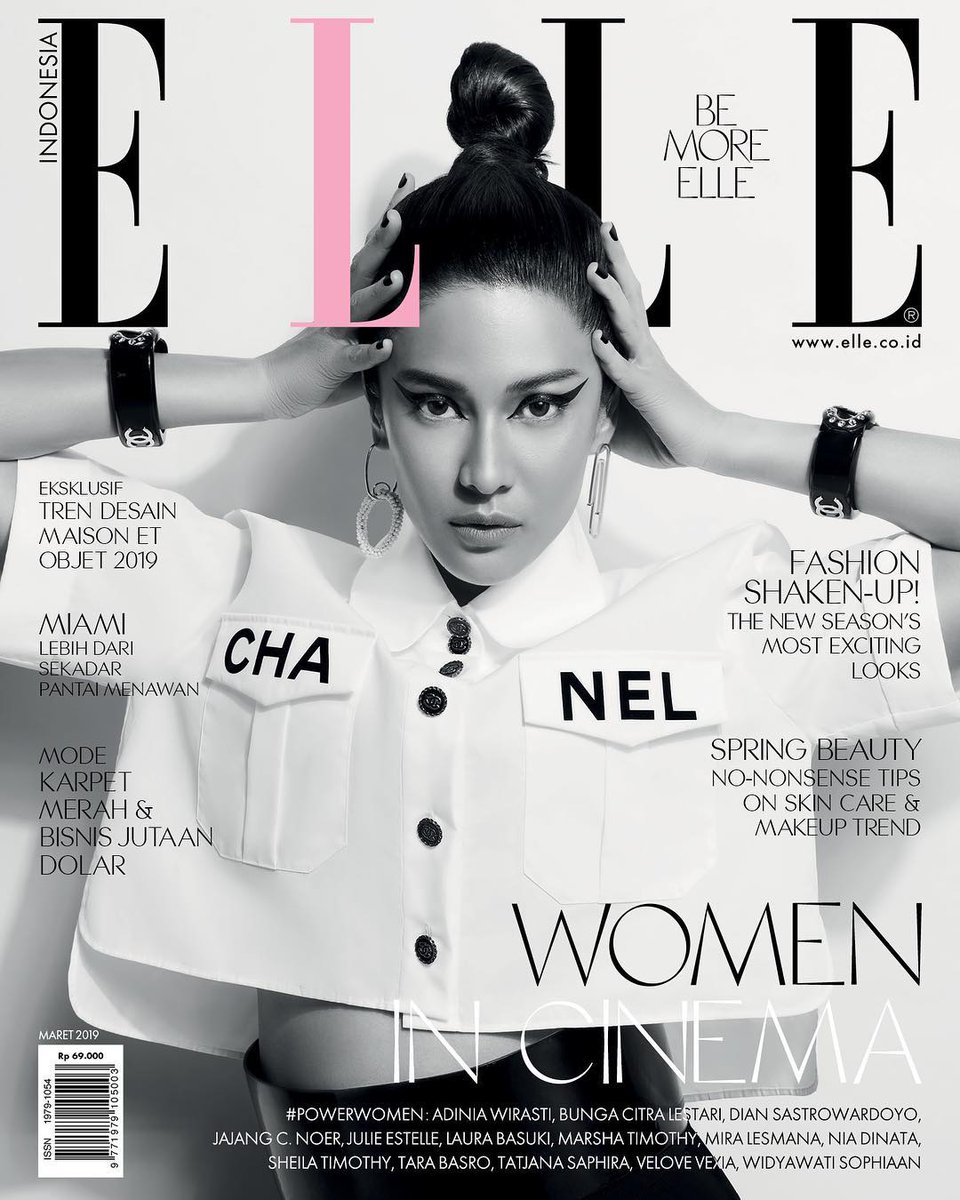 elleindonesia's tweet photo. [TELAH TERBIT] #ELLEIndonesia edisi Maret 2019 spesial hadir dengan tiga cover, menampilkan #DianSastrowardoyo #MarshaTimothy #BungaCitraLestari, sebagai perayaan pertama #ELLEWomeninCinema. Sudah tersedia di toko buku langganan Anda! #CollectorsIssue https://t.co/5RPydFZ8VH