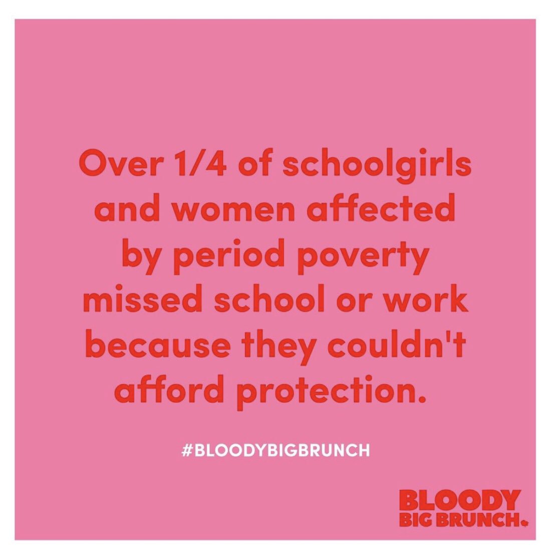 Please support this f you’re in London this weekend.  Pop along to @BloodyBigBrunch to swop menstrual products for Bloody Marys @TheBookClubEC2 12-4. Speakers, drag acts and red velvet pancakes :)