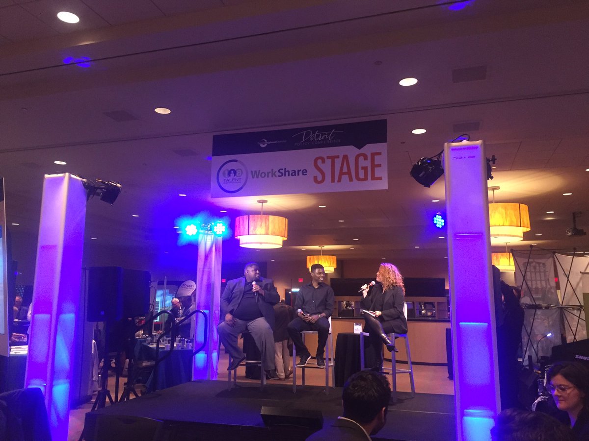addison_mauck's tweet photo. Kicking off #DPC19 with @ChallengeDet alum Ezekiel Harris discussing how to create community spaces for all https://t.co/VSkUsquQGi