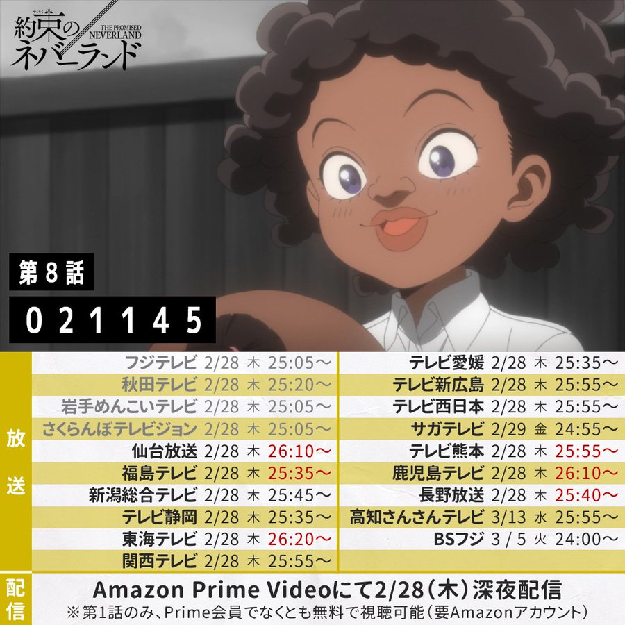 アニメ 約束のネバーランド 第8話ネタバレ感想考察 戦慄のイザベラ かっぱの平泳ぎ