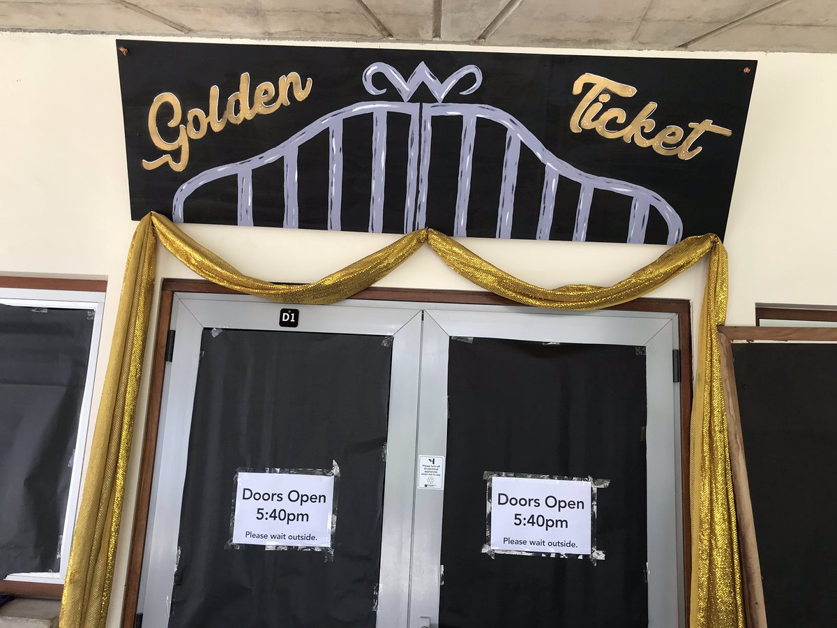 SarahHROM's tweet photo. Final touches complete. Curtain up in under 2 hours. Culmination of months of hard work and incredible collaboration between students and staff. #istafricalearns #commitment #threeshows #excitement #teamwork https://t.co/1OWRmj7f2C
