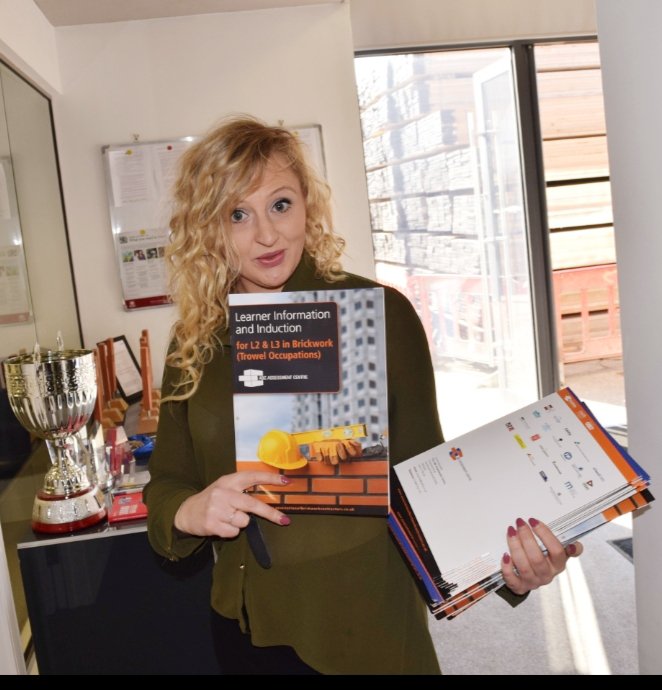 Proud and showing off the quality training being delivered by The Association of Brickwork Contractors.